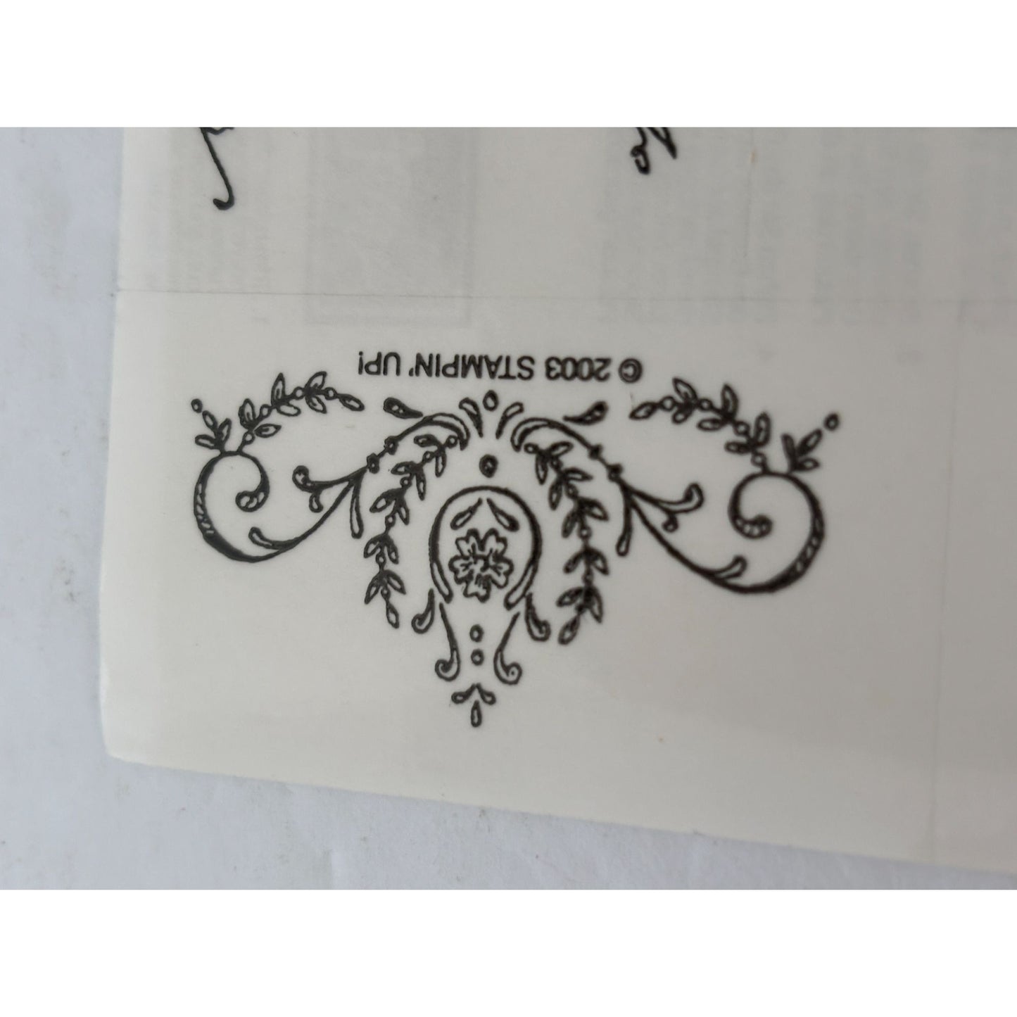 Stampin Up Wood Rubber Stamp Set Appreciation is the Memory of the Heart Flowers