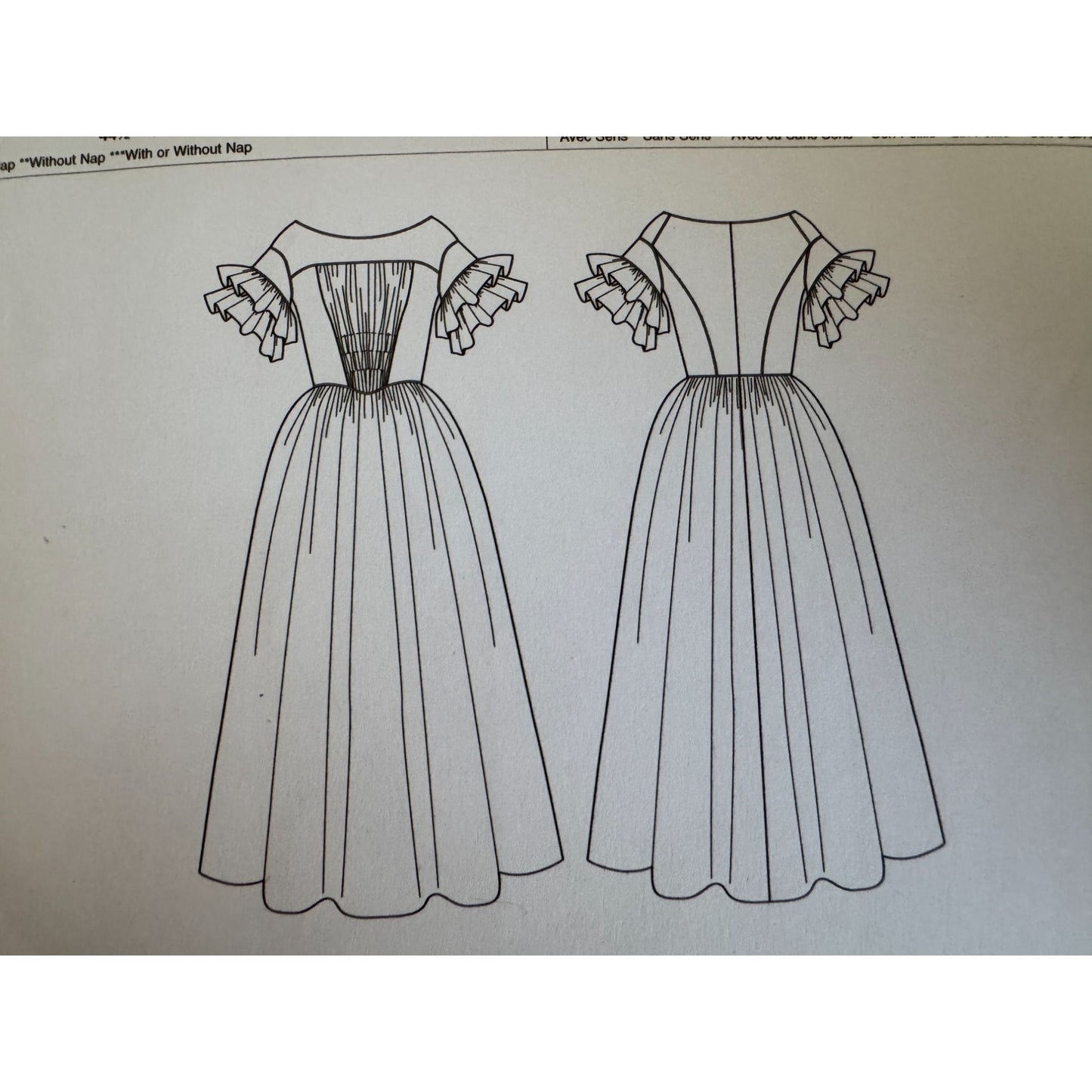 McCalls Costume Sewing Pattern M7988 Historical Dress Victorian Size 6-14 Uncut