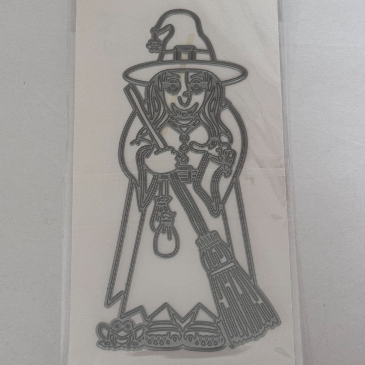 Stamplistic Rubber Stamp Layering Dies Frederica Witch Halloween Cardmaking Mixed Media