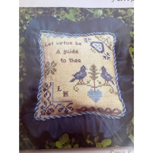 Cherished Stitches Cross Stitch Pattern Feathered Friends Month June Bird Virtue