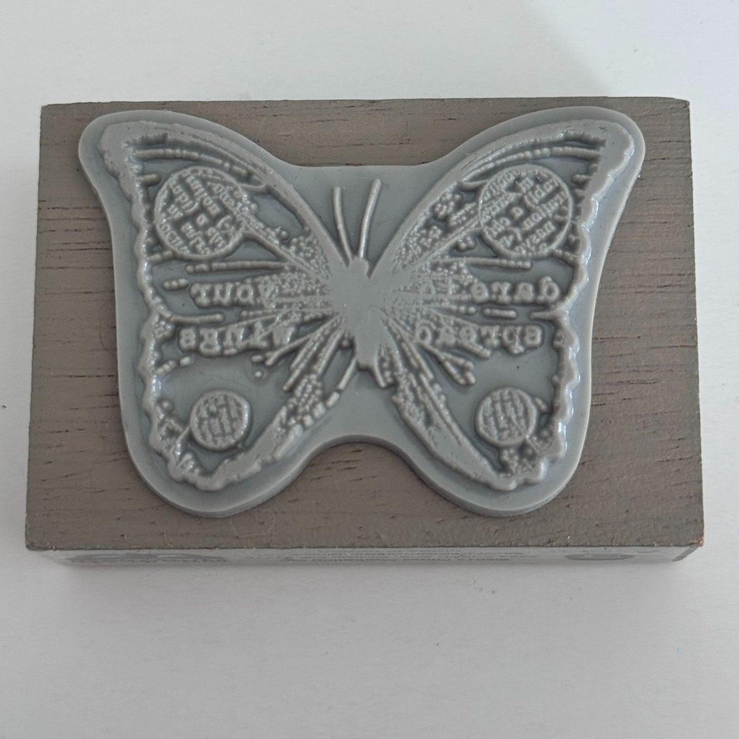 Prima Finnabair Rubber Stamp Dare To Spread Your Wings Butterfly Inspirational Words Support Crafting Tool