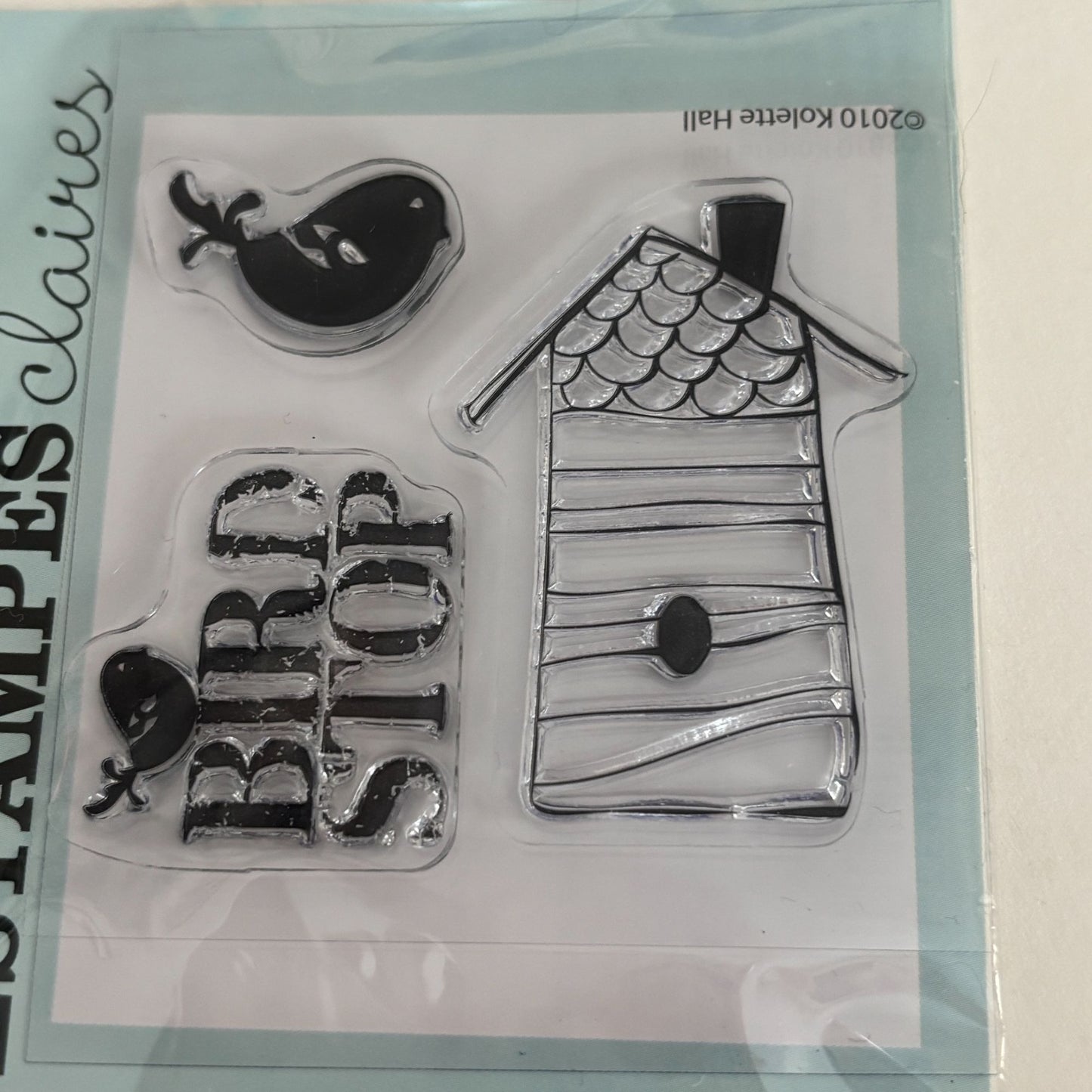 Studio G Clear Stamps Bird Stop Birdhouse Spring Birds Cardmaking Craft Small Scrapbooking