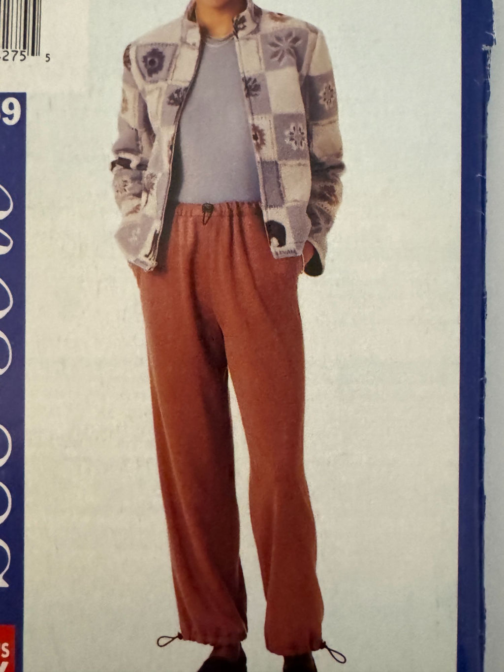 See & Sew Butterick Sewing Pattern 3359 Jogger Pants Cord Stoppers Ankle 6 8 10
