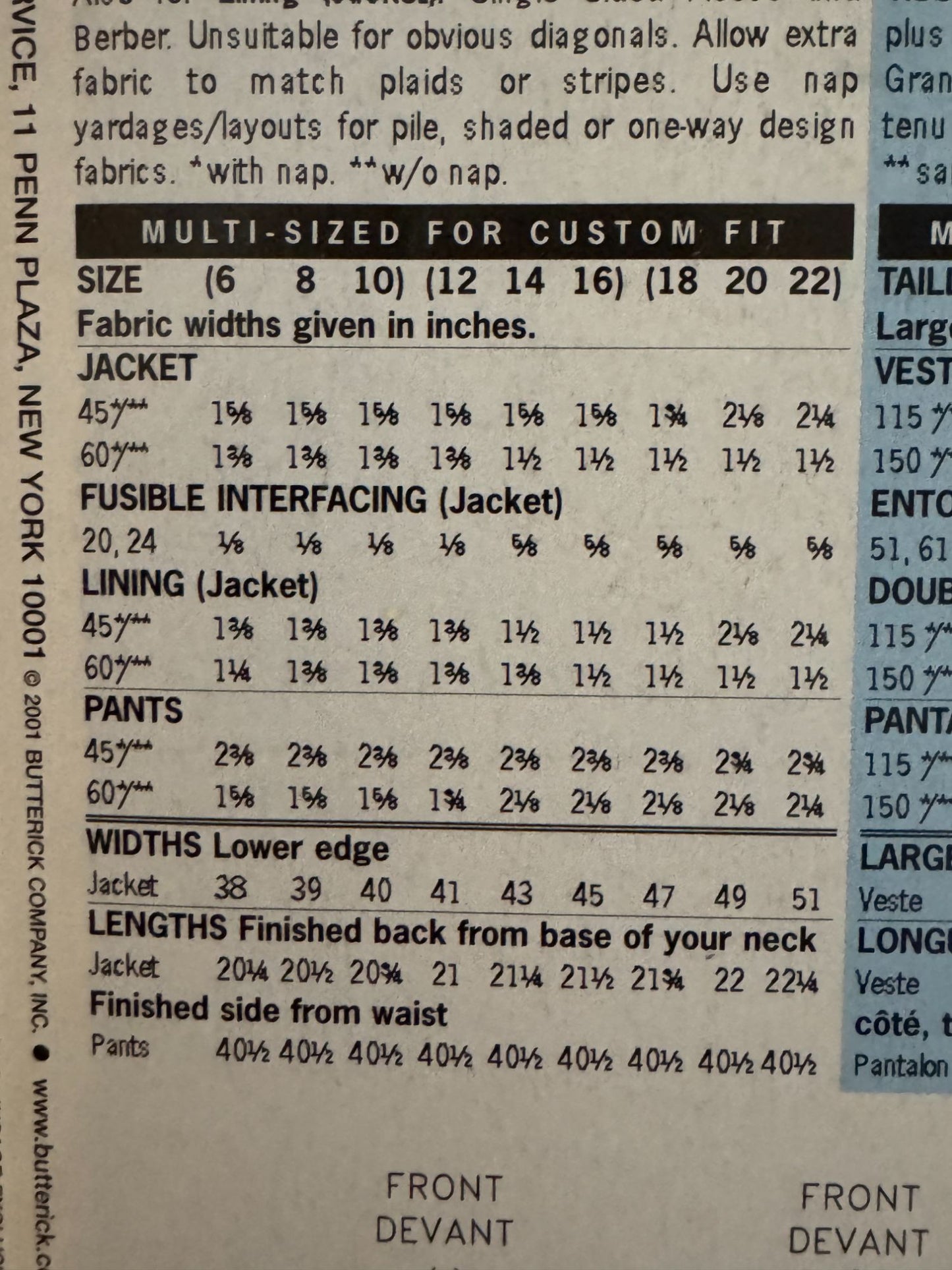 See & Sew Butterick Sewing Pattern 3359 Jogger Pants Cord Stoppers Ankle 6 8 10