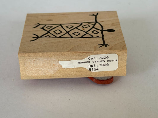 Rubber Stamp Shaman Native American Pictograph Healer Indigenous Petroglyphs