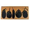 A Stamp in the Hand Rubber Stamp Eggplant Row Vegetable Garden Farmers Market