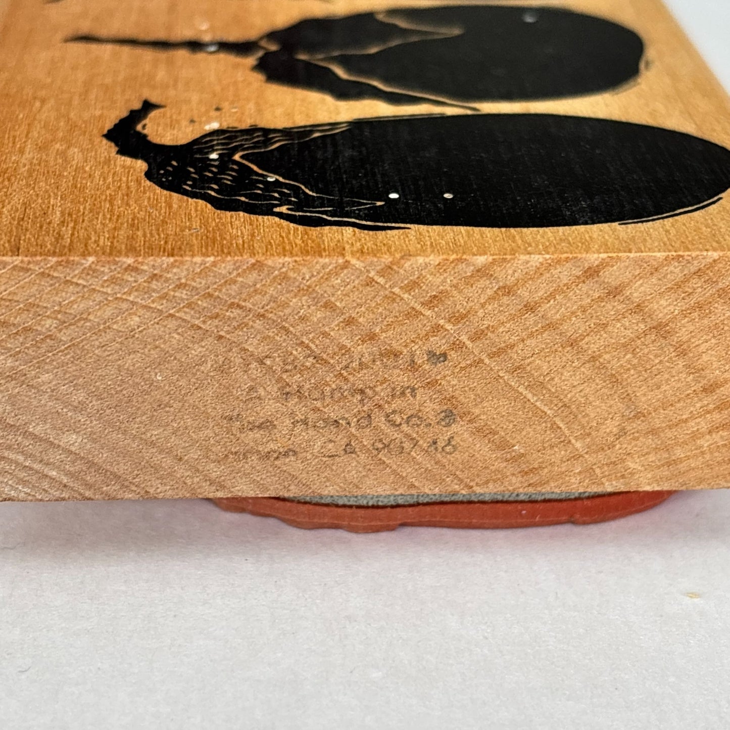 A Stamp in the Hand Rubber Stamp Eggplant Row Vegetable Garden Farmers Market