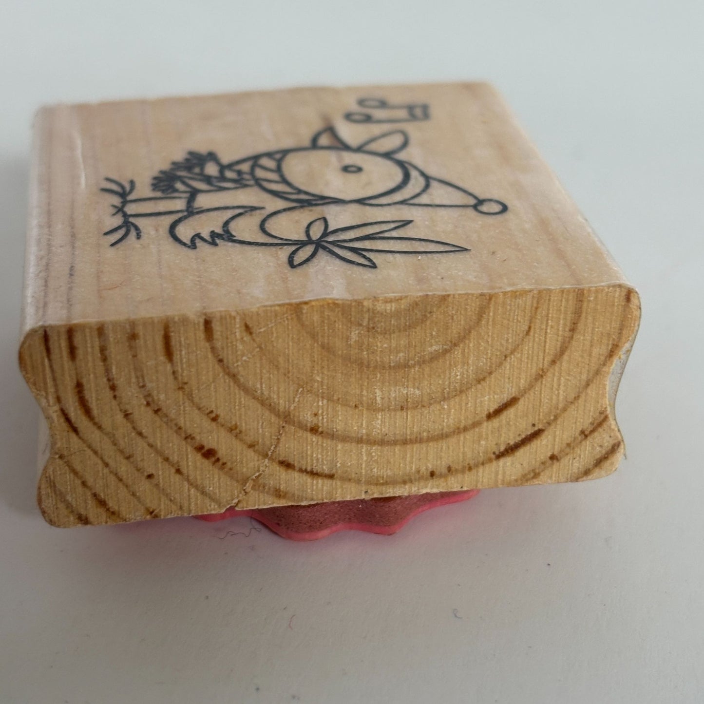 CraftSmart Rubber Stamp Holiday Bird Singing Scarf Christmas Card Making Holiday