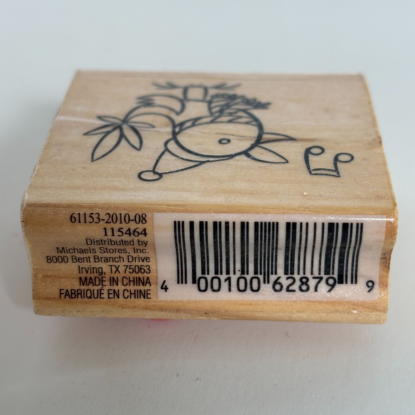 CraftSmart Rubber Stamp Holiday Bird Singing Scarf Christmas Card Making Holiday