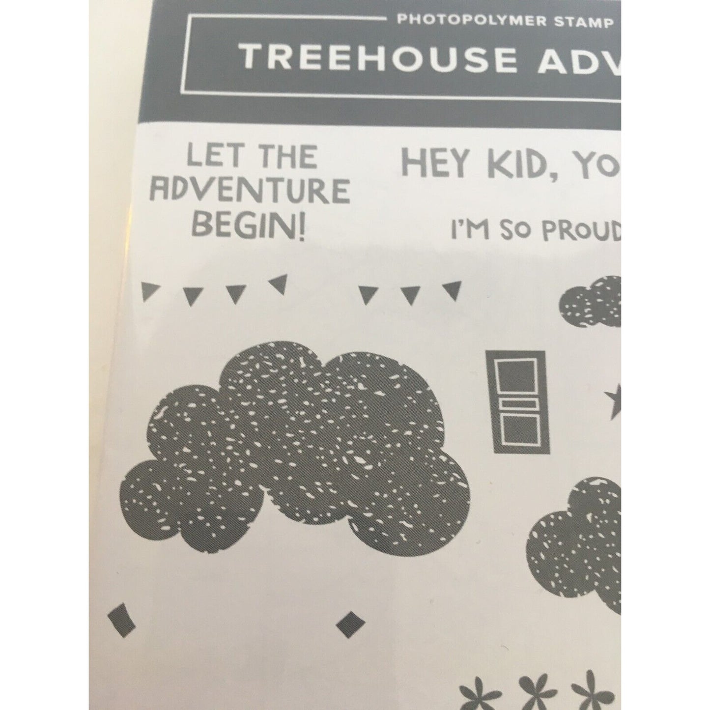 Stampin Up Photopolymer Stamps Treehouse Adventure Happy Birthday Kids Crafts