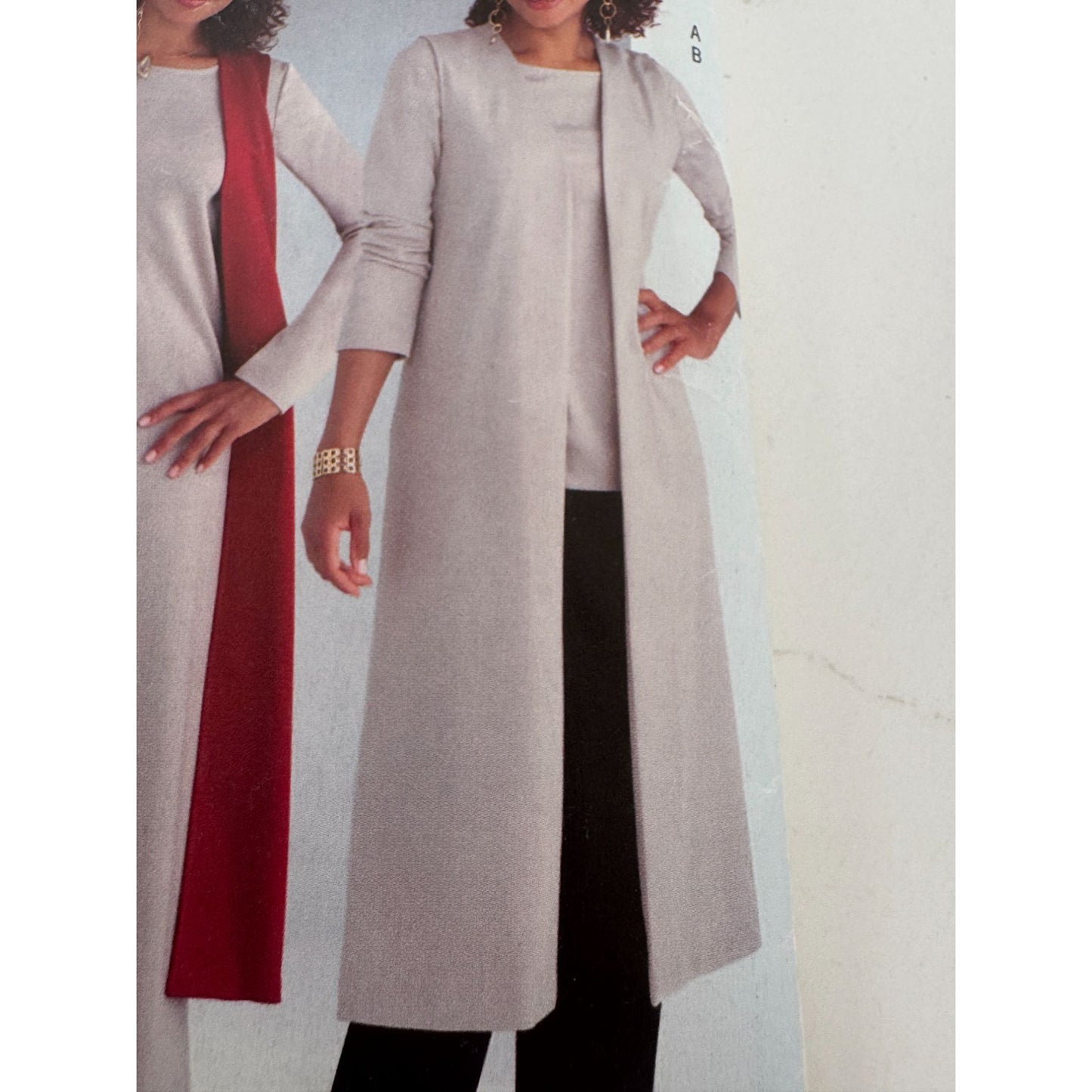 Butterick See and Sew Sewing Pattern B4270 Vest Tunic Dress Pants XS S M 6-14 UC
