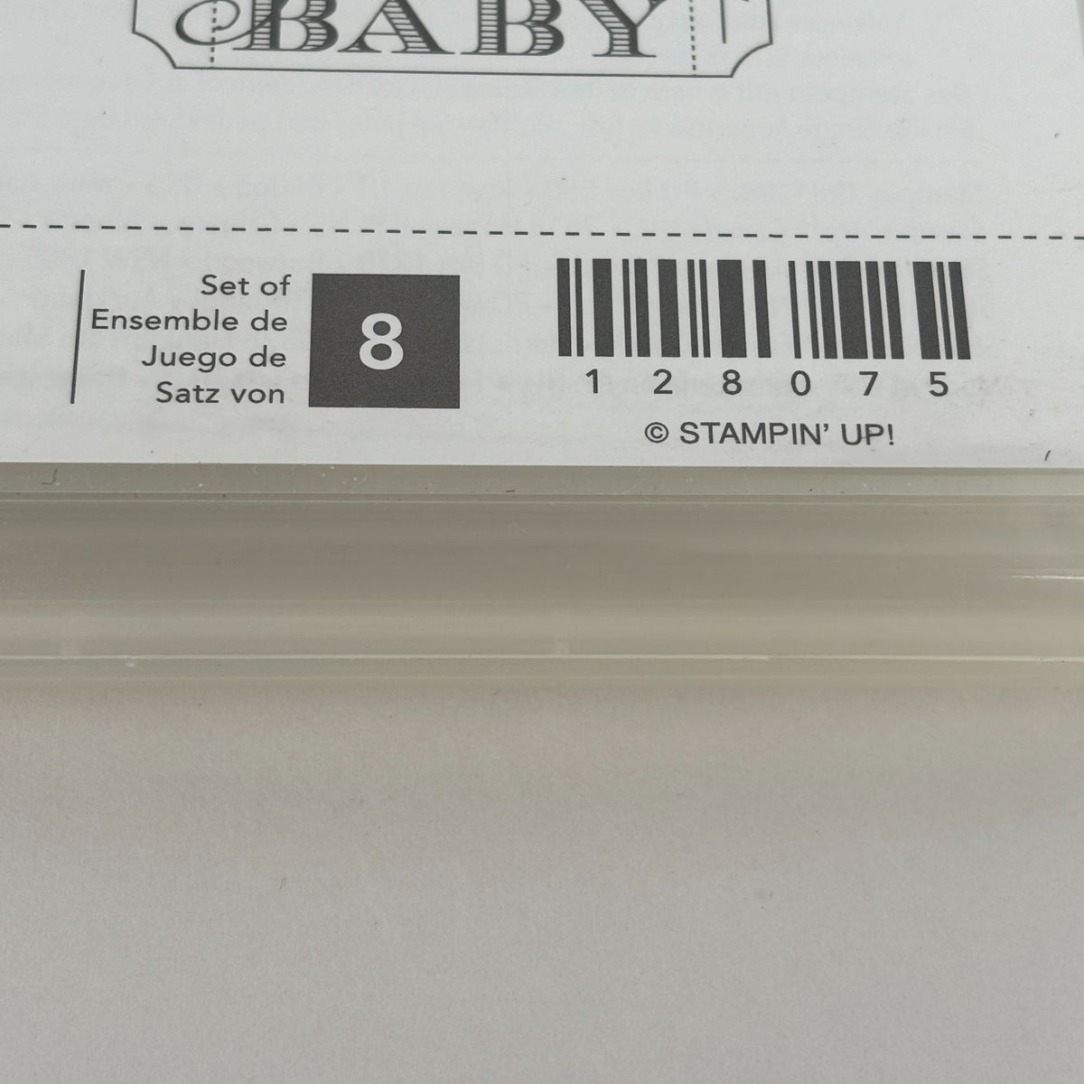 Stampin Up Clear Mount Rubber Stamps Thats the Ticket Tags Halloween Admit One Christmas