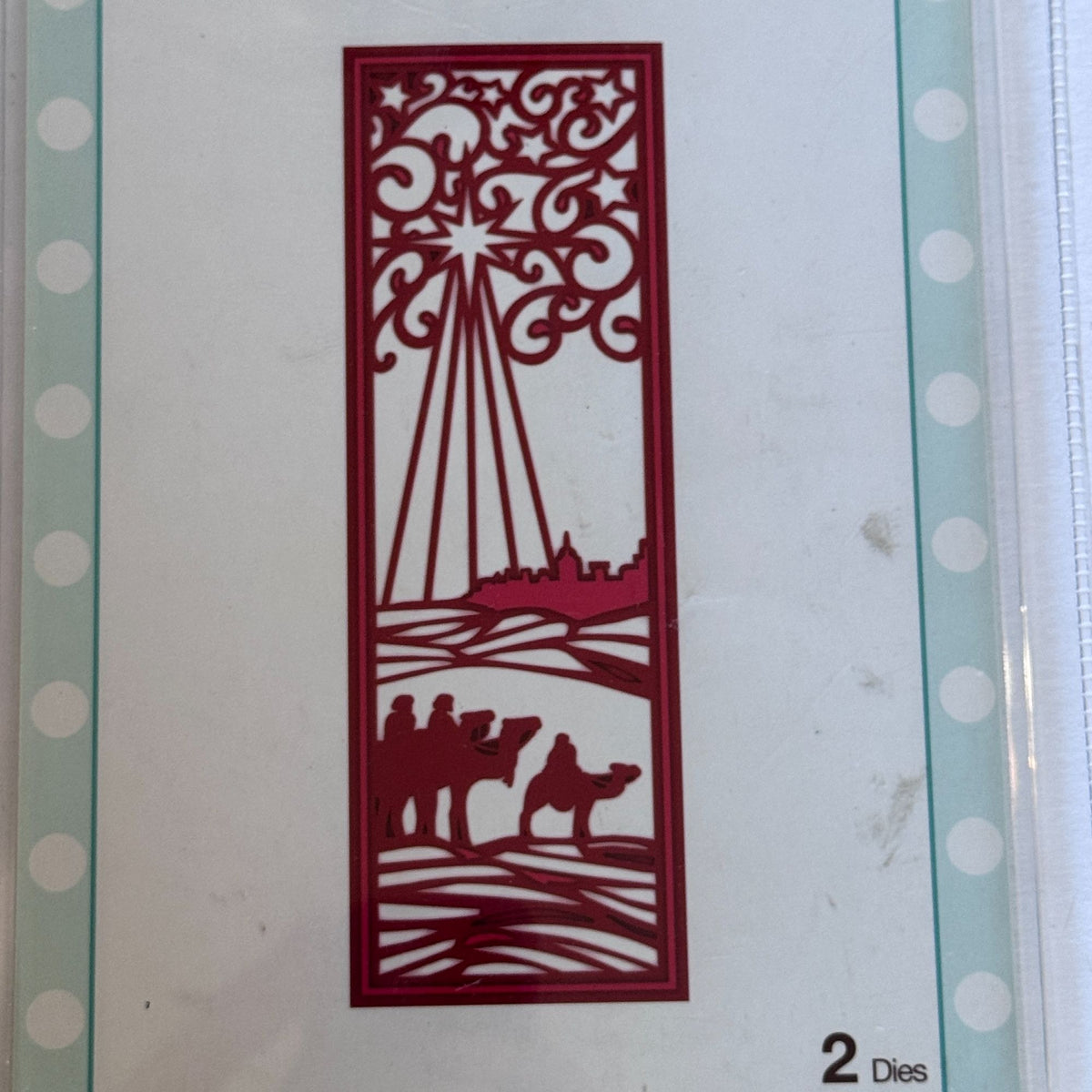 Creative Expressions Craft Dies Wise Men Nativity Christmas Striplet Bethlehem Sue Wilson Bookmark