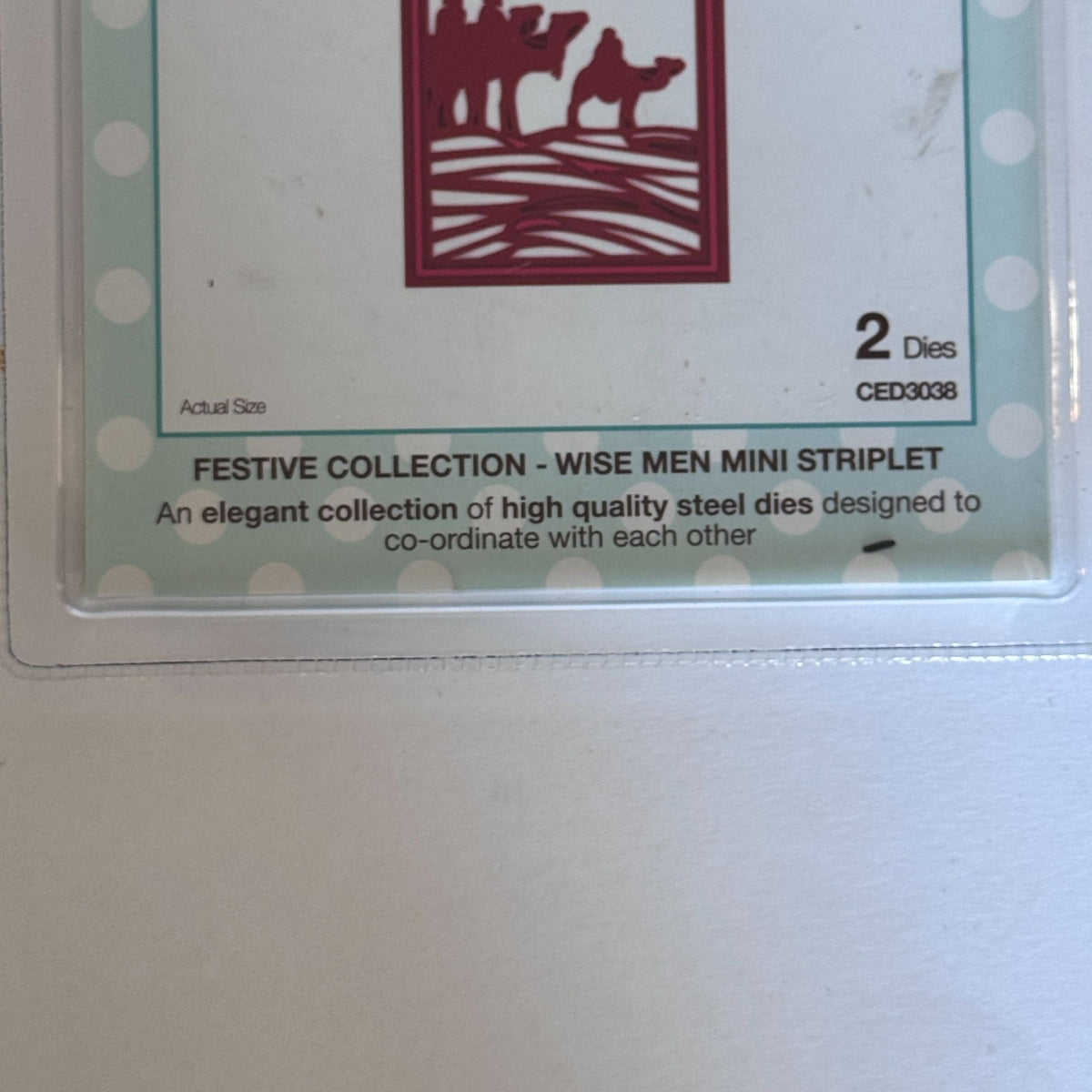 Creative Expressions Craft Dies Wise Men Nativity Christmas Striplet Bethlehem Sue Wilson Bookmark