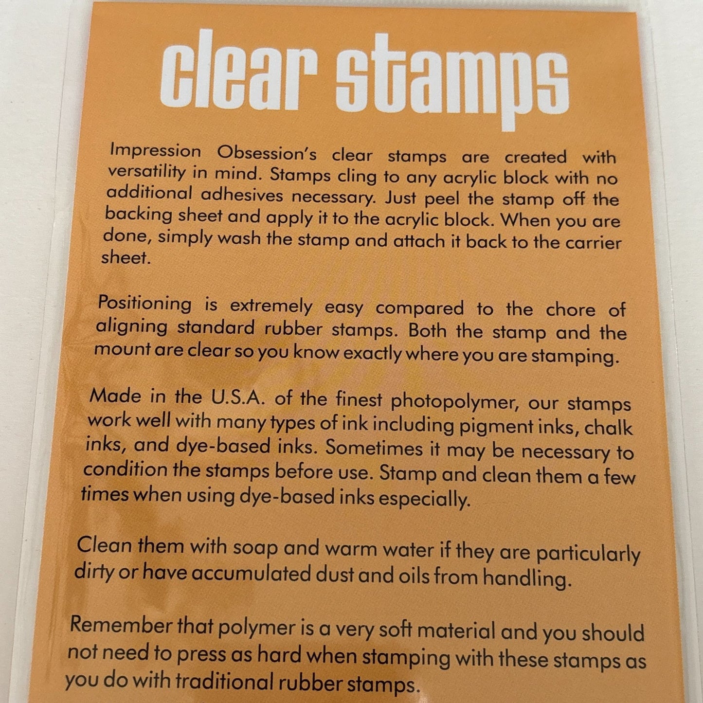 Impression Obsession Clear Stamps Set Kitchen Quotes Food Sayings Cooking Recipe Cardmaking Julia Child