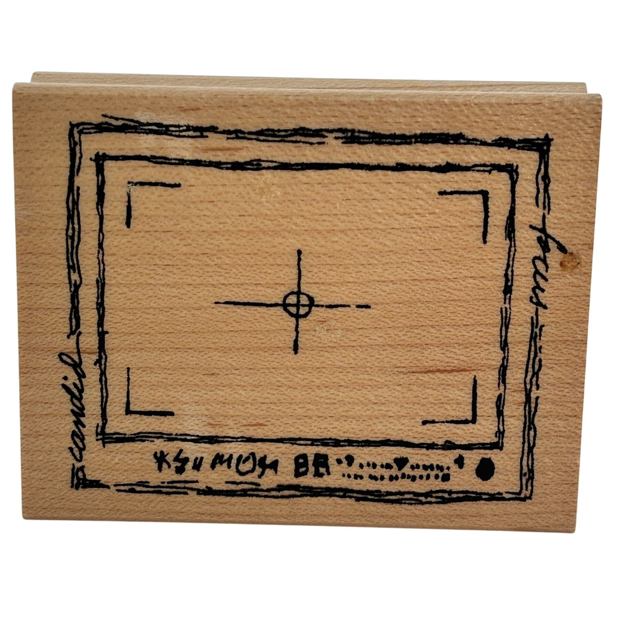Club Stamp Rubber Stamp Vintage Camera Viewfinder Frame Focus Photography Craft Scrapbooking Cardmaking