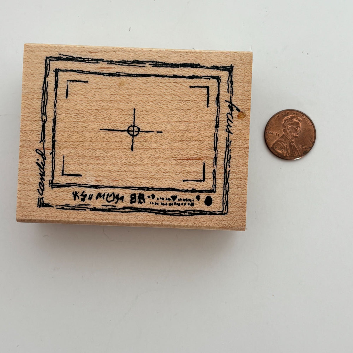 Club Stamp Rubber Stamp Vintage Camera Viewfinder Frame Focus Photography Craft Scrapbooking Cardmaking