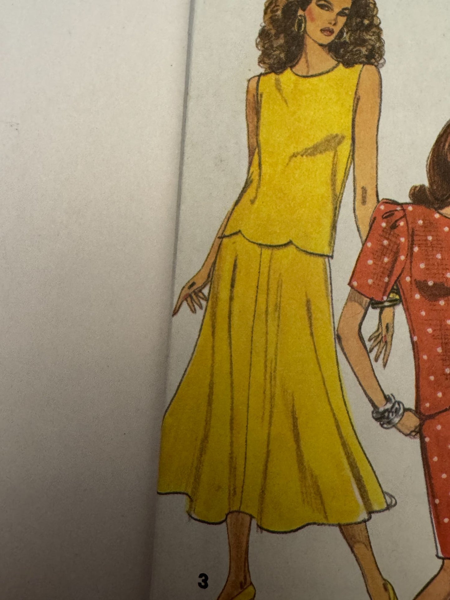 Simplicity Sewing Pattern 8359 Misses Slim or Flared Skirt Top Size 18 20 22 UC