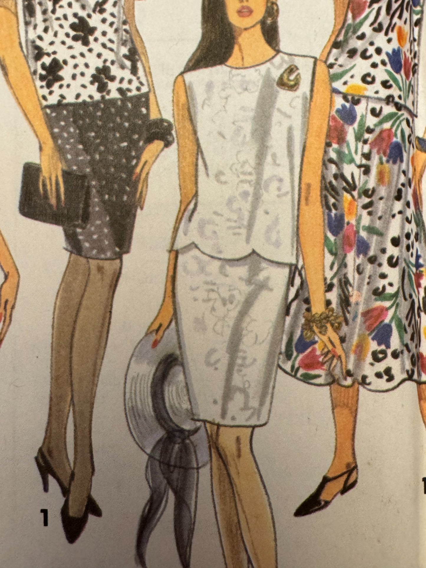 Simplicity Sewing Pattern 8359 Misses Slim or Flared Skirt Top Size 18 20 22 UC