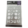 Hero Arts Fancy Dies Thank You Message Cover Plate Words Metal Die Set Cardmaking Crafting