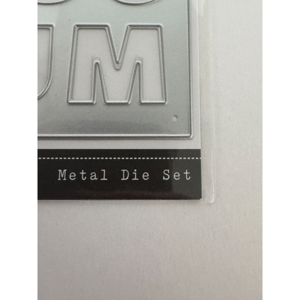 Hero Arts Fancy Dies Thank You Message Cover Plate Words Metal Die Set Cardmaking Crafting