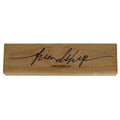 Stampin Up Rubber Stamp Friendship Word Cursive Script Text Card Making Crafts