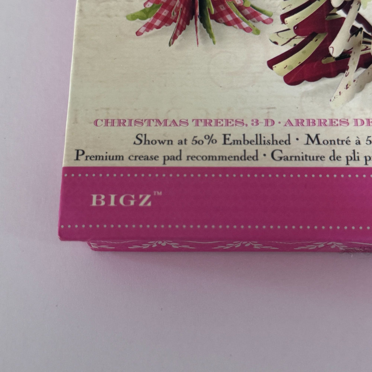 Brenda Walton Sizzix Bigz 3D Die Christmas Trees Holiday Paper Craft Vintage Christmas Decor
