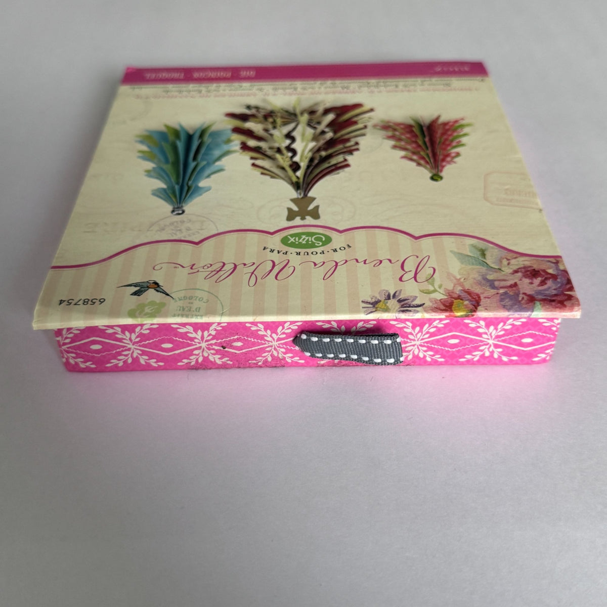 Brenda Walton Sizzix Bigz 3D Die Christmas Trees Holiday Paper Craft Vintage Christmas Decor