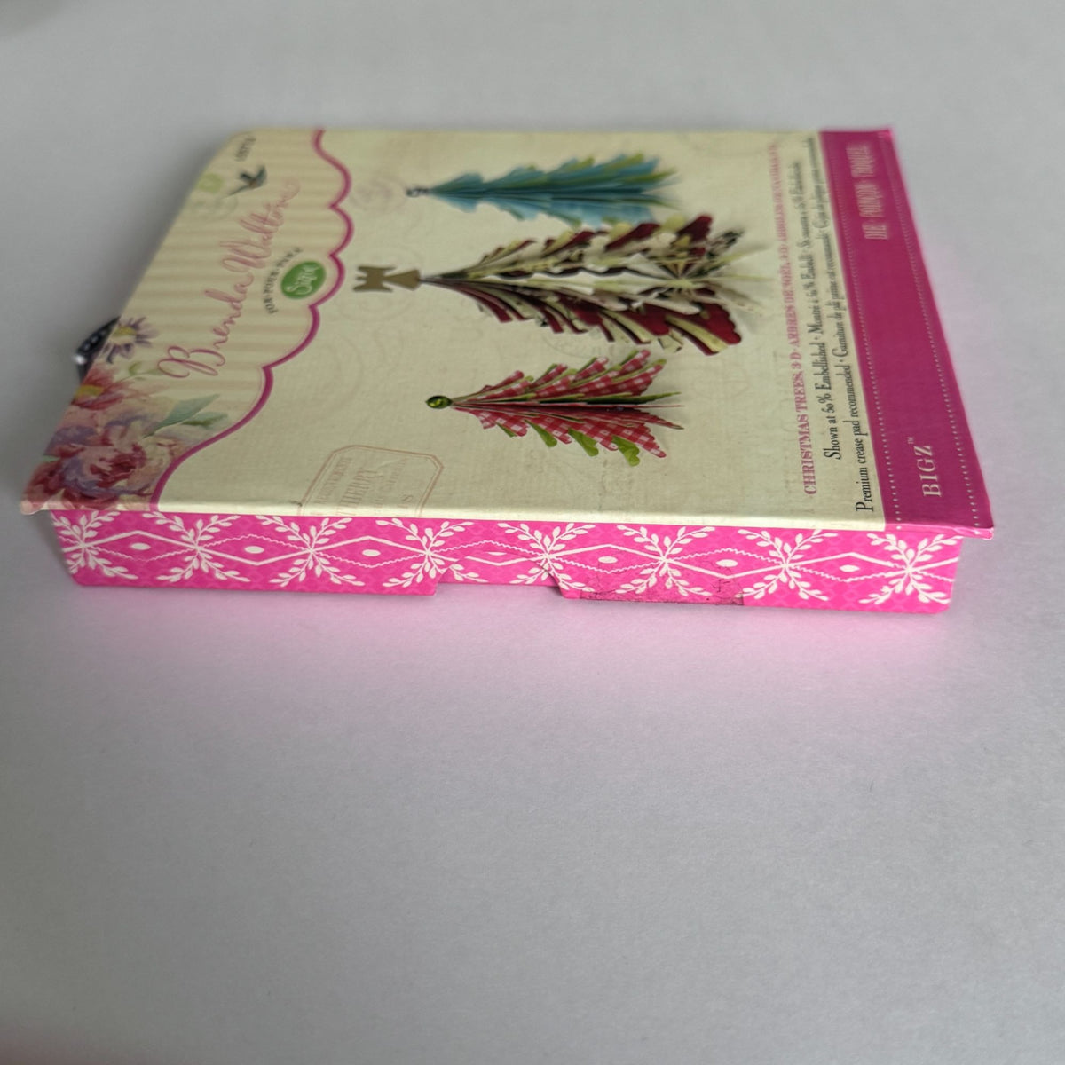 Brenda Walton Sizzix Bigz 3D Die Christmas Trees Holiday Paper Craft Vintage Christmas Decor