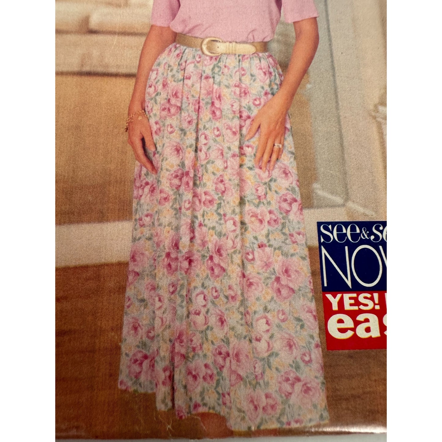 Butterick Sewing Pattern 3407 Top Skirt Slip Outfit 6 8 10 Vintage Easy Uncut