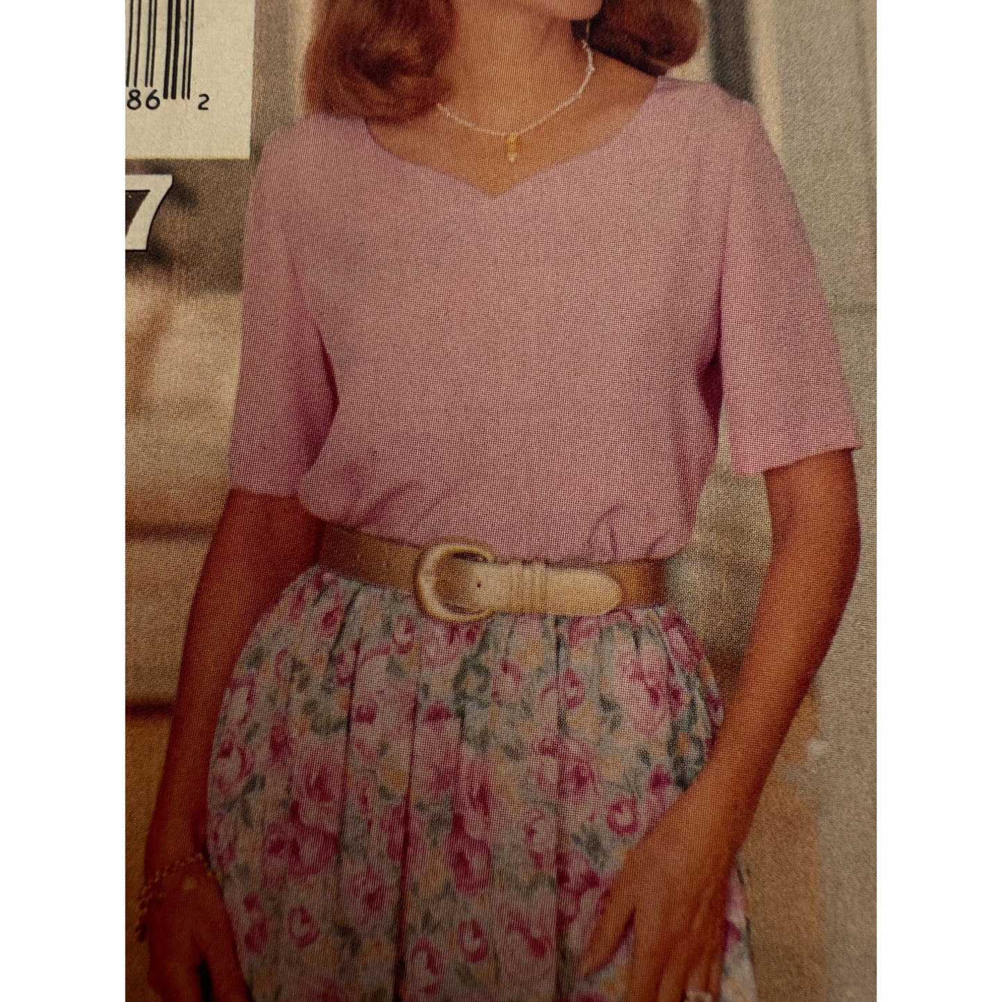 Butterick Sewing Pattern 3407 Top Skirt Slip Outfit 6 8 10 Vintage Easy Uncut