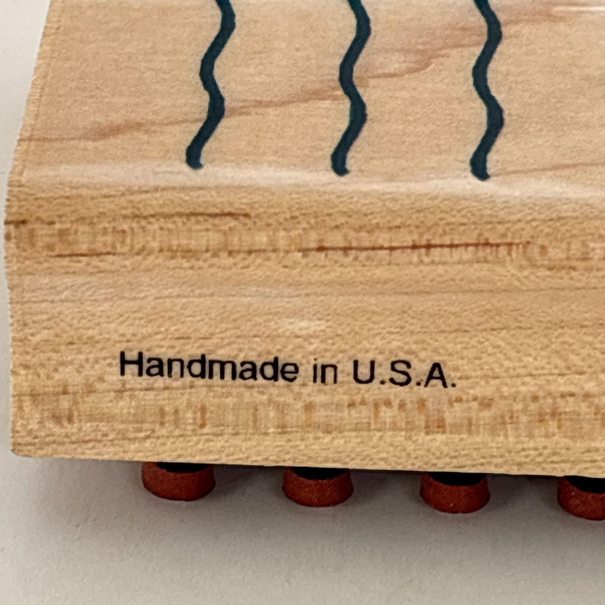 Inkadinkado Rubber Stamp Journaling Lines Wavy Writing Planner Journal Scrapbooking Cardmaking