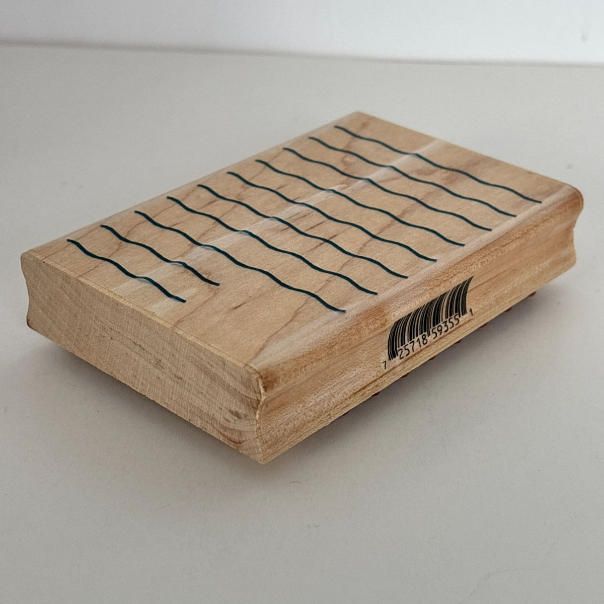 Inkadinkado Rubber Stamp Journaling Lines Wavy Writing Planner Journal Scrapbooking Cardmaking