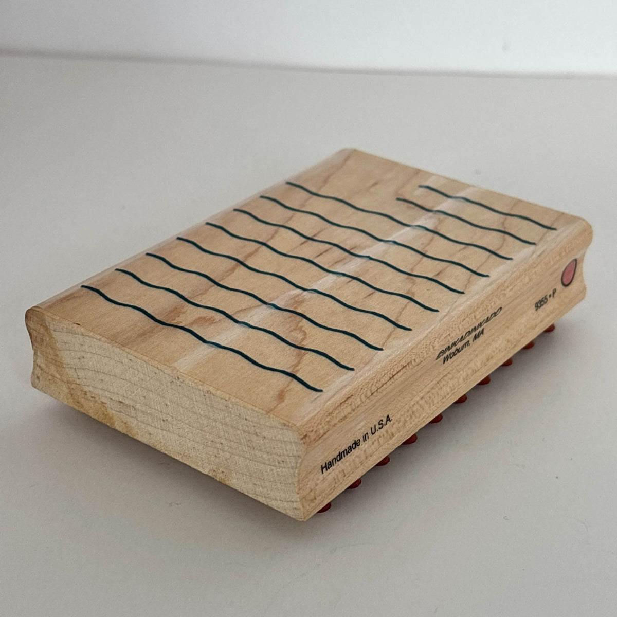 Inkadinkado Rubber Stamp Journaling Lines Wavy Writing Planner Journal Scrapbooking Cardmaking