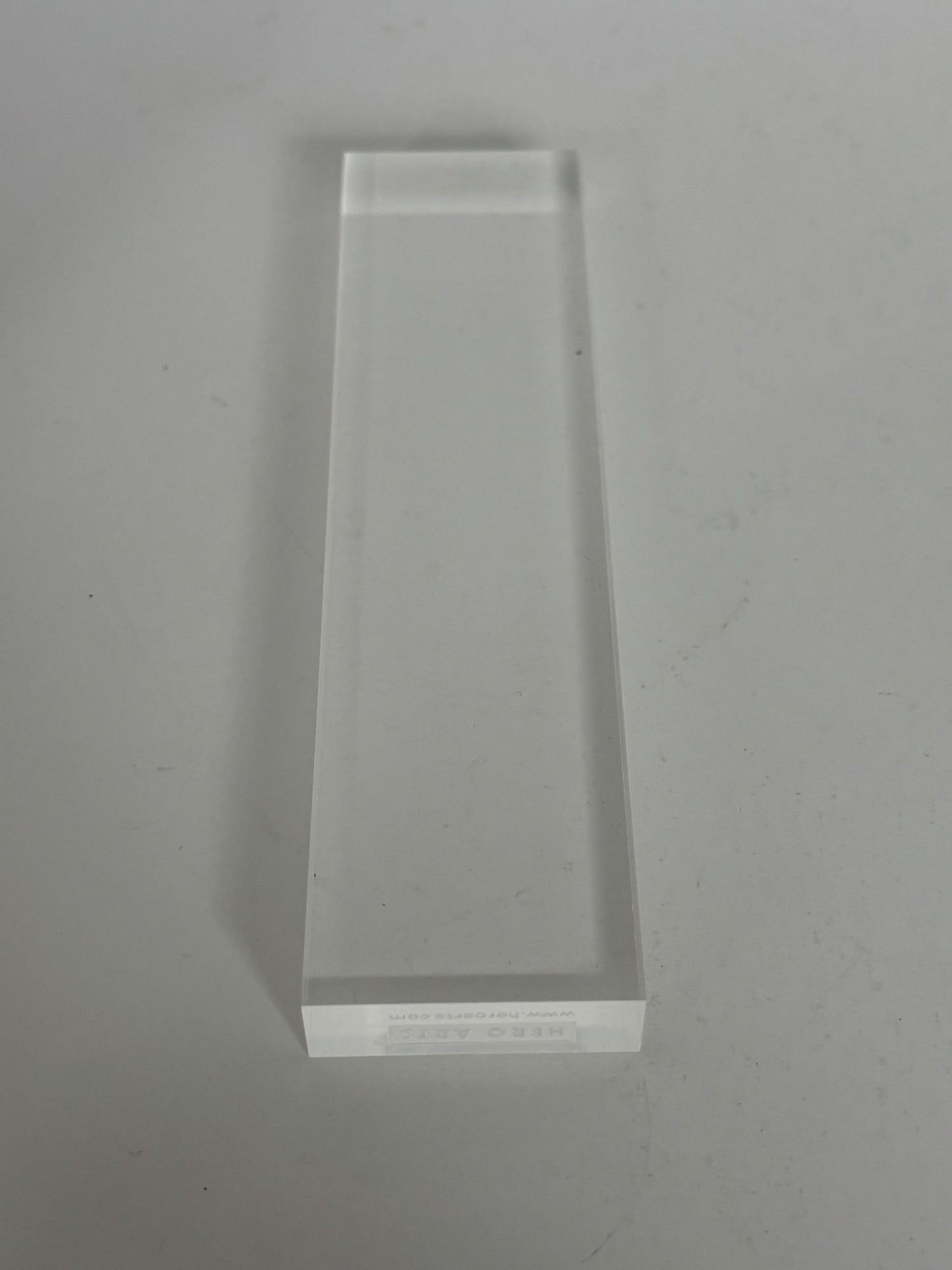 Hero Arts Clear Acrylic Block Stamping and Crafts 6 x 1.5 Inch Rectangle Shape