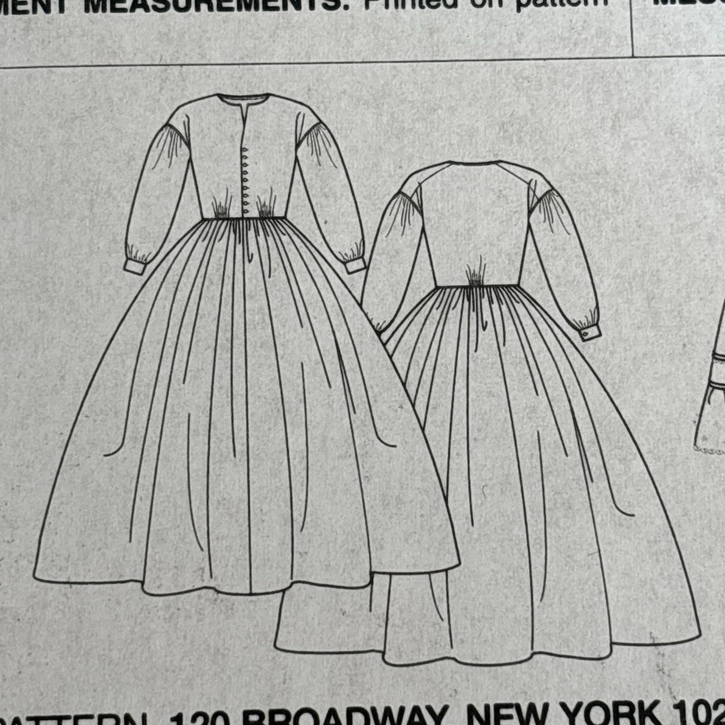 Butterick Sewing Pattern B5831 Civil War Dress Costume Hoop Skirt 8-16 Uncut Petticoat