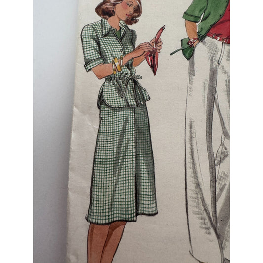 Butterick Sewing Pattern 5334 Jacket Pants Skirt Outfit Retro Vintage 1970s UC 8