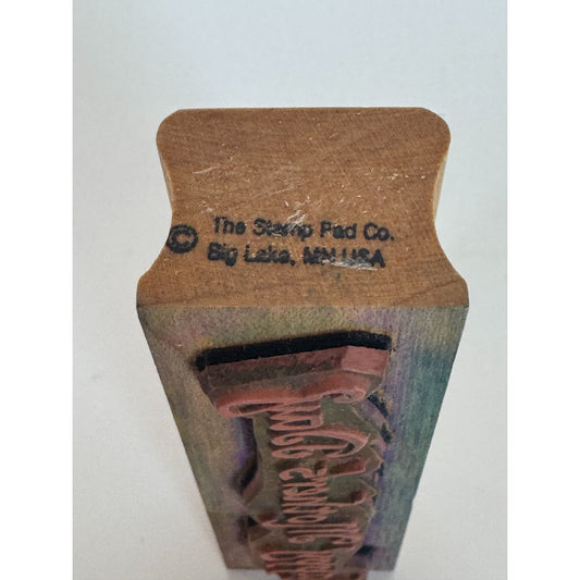 The Stamp Pad Co Rubber Stamp Happy Mothers Day Card Making Words Sentiment May