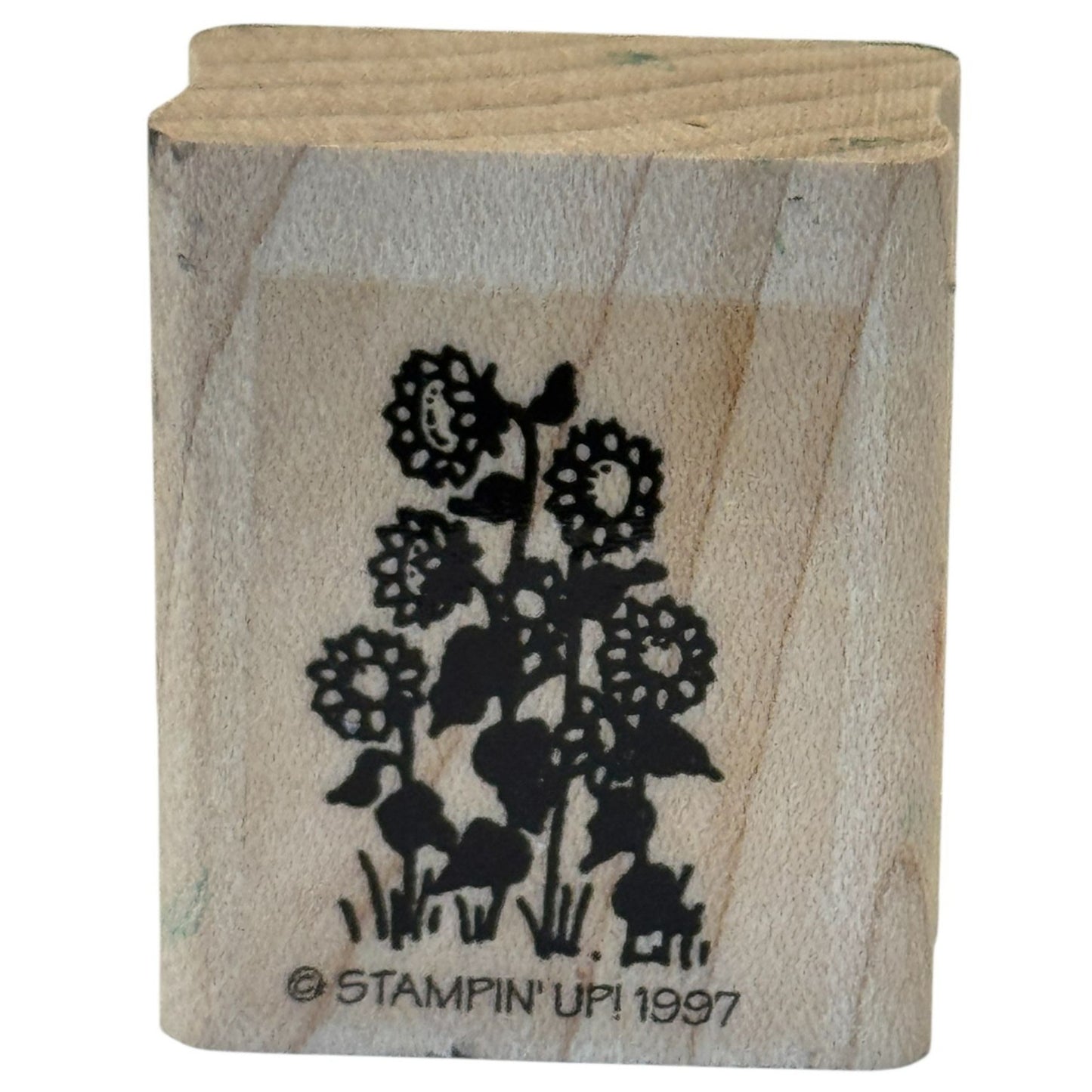 Stampin Up Rubber Stamp Sunflowers Summer Garden Farm Country Charm Card Making