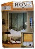 Simplicity Sewing Pattern 9117 Home Decor Window Shades With Woven Tape Uncut