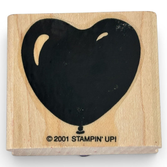 Stampin Up Rubber Stamp Heart Balloon Valentine Love Card Making Craft