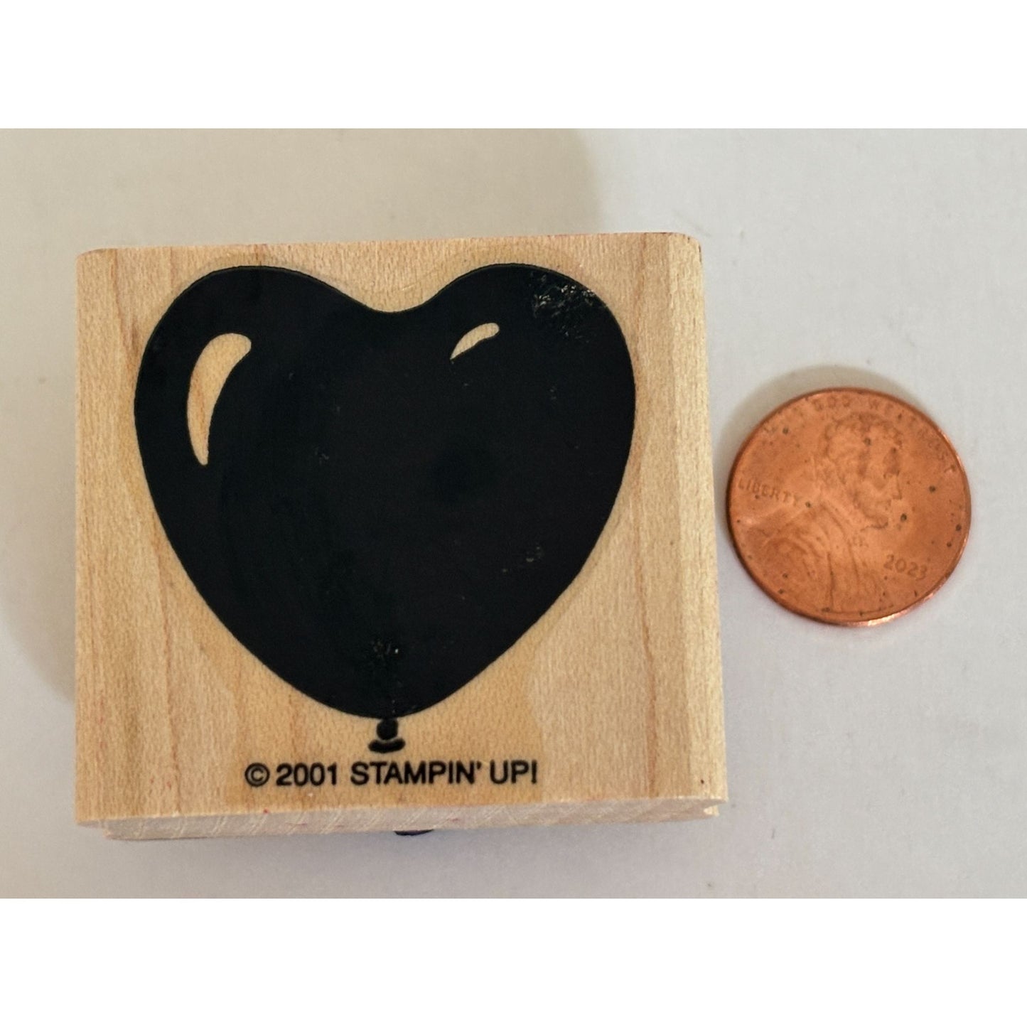 Stampin Up Rubber Stamp Heart Balloon Valentine Love Card Making Craft