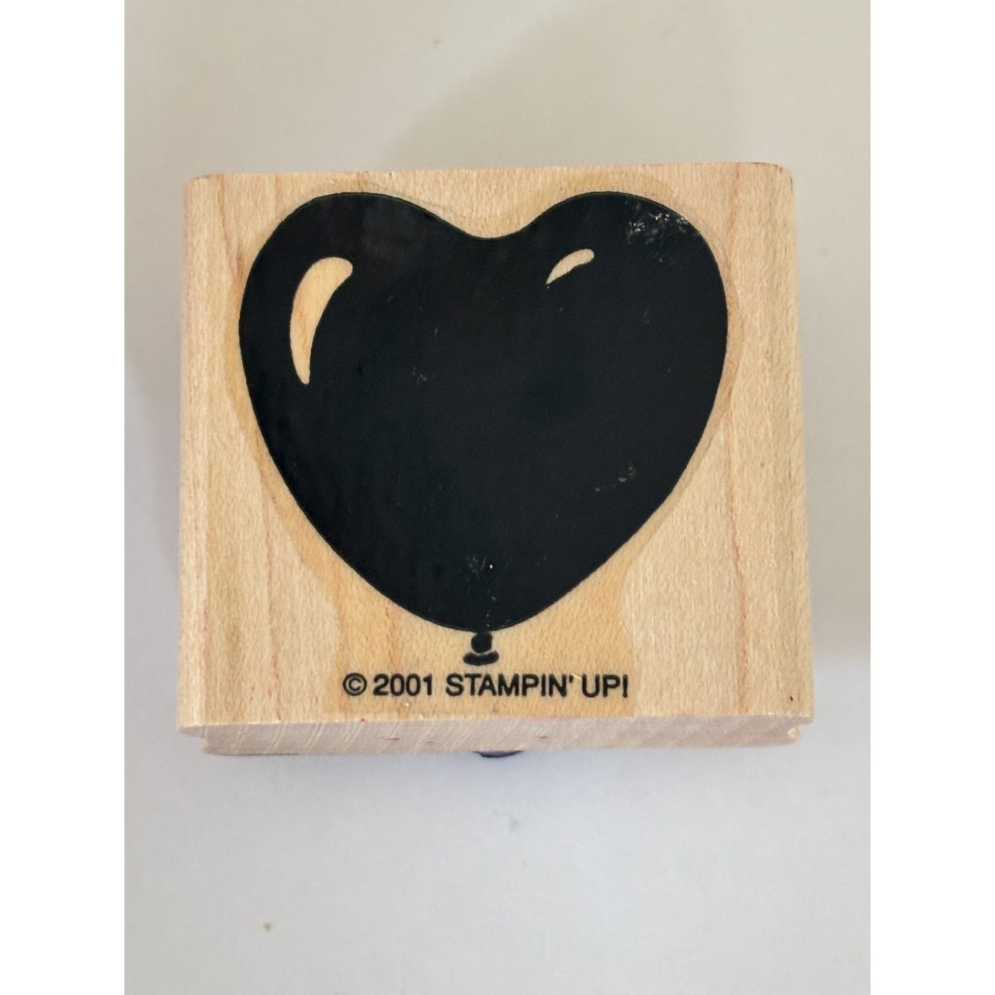 Stampin Up Rubber Stamp Heart Balloon Valentine Love Card Making Craft