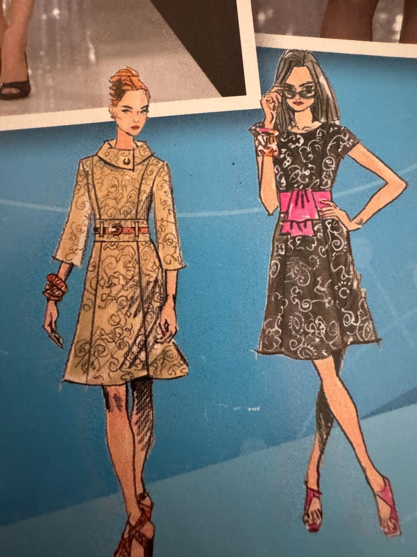 Simplicity Sewing Pattern 2473 Dress Slim or Flared Skirt Project Runway 12-20