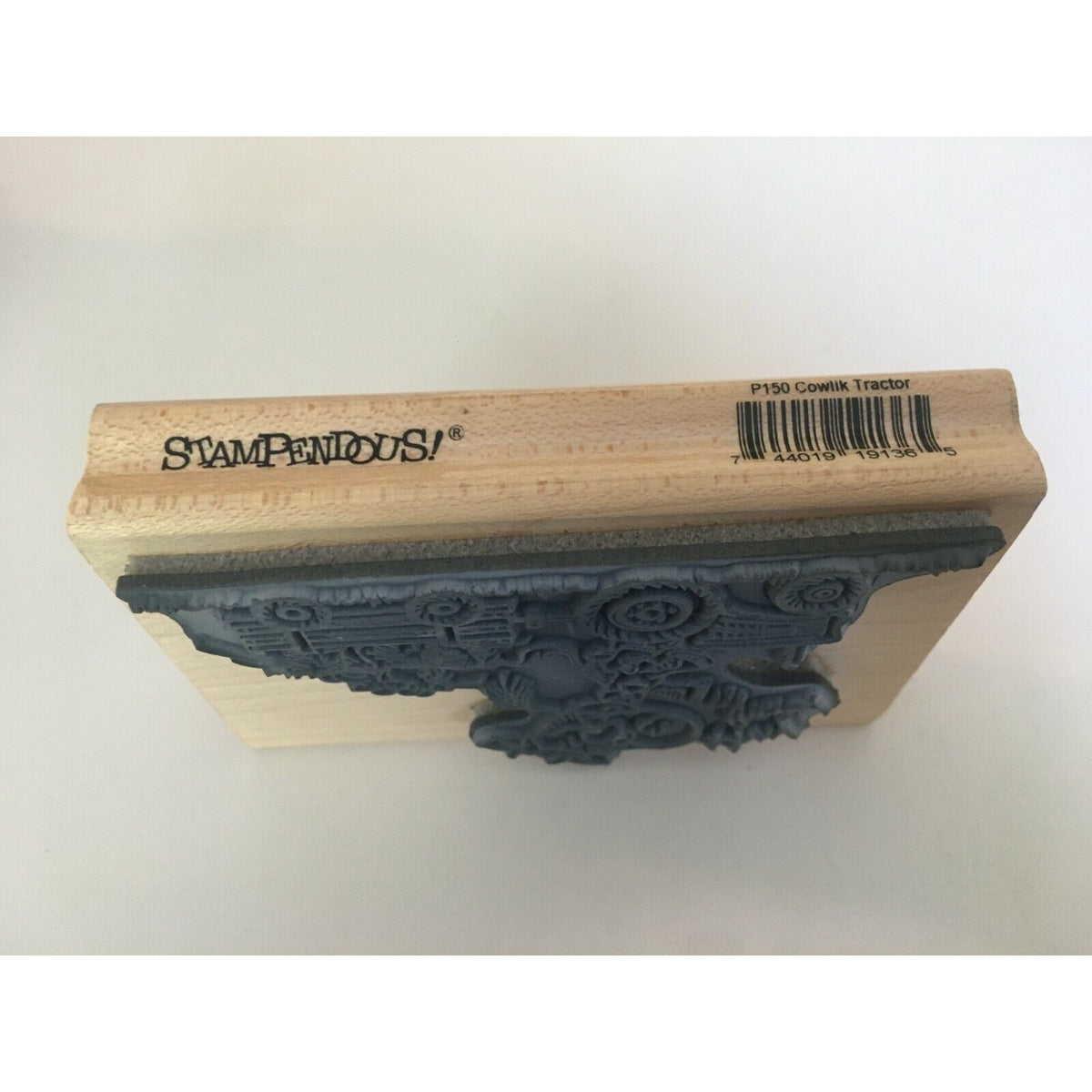 Stampendous Rubber Stamp Cow Farm Cowlik Tractor Hay There Pun Funny Card Making