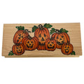 Hero Arts Rubber Stamp Silly Pumpkin Border Halloween Jack-O-Lantern Fall Card Making Wood Mounted