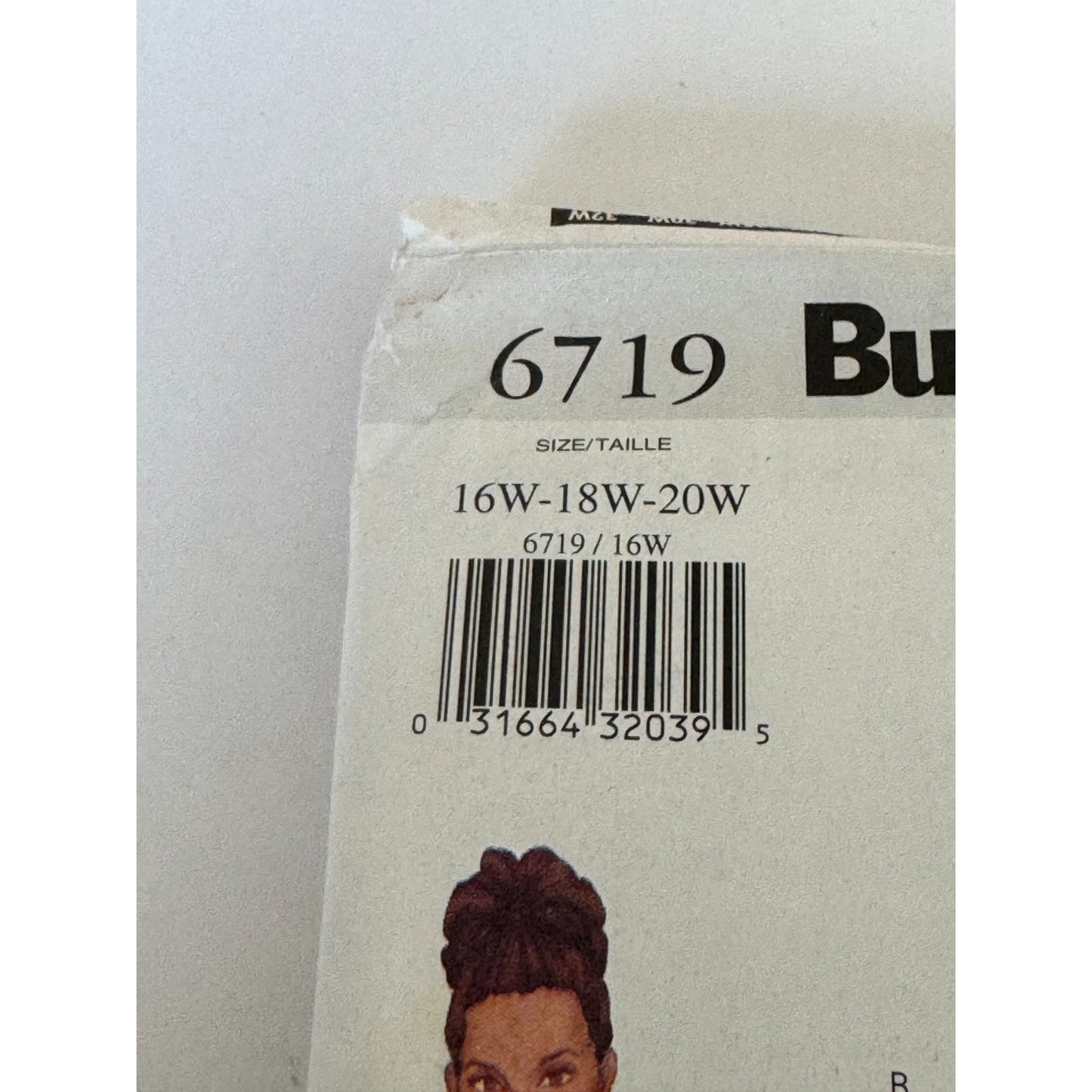 Butterick Sewing Pattern 6719 Womens Top Skirt Pants Wrap Outfit 16W 18W 20W Delta Burke