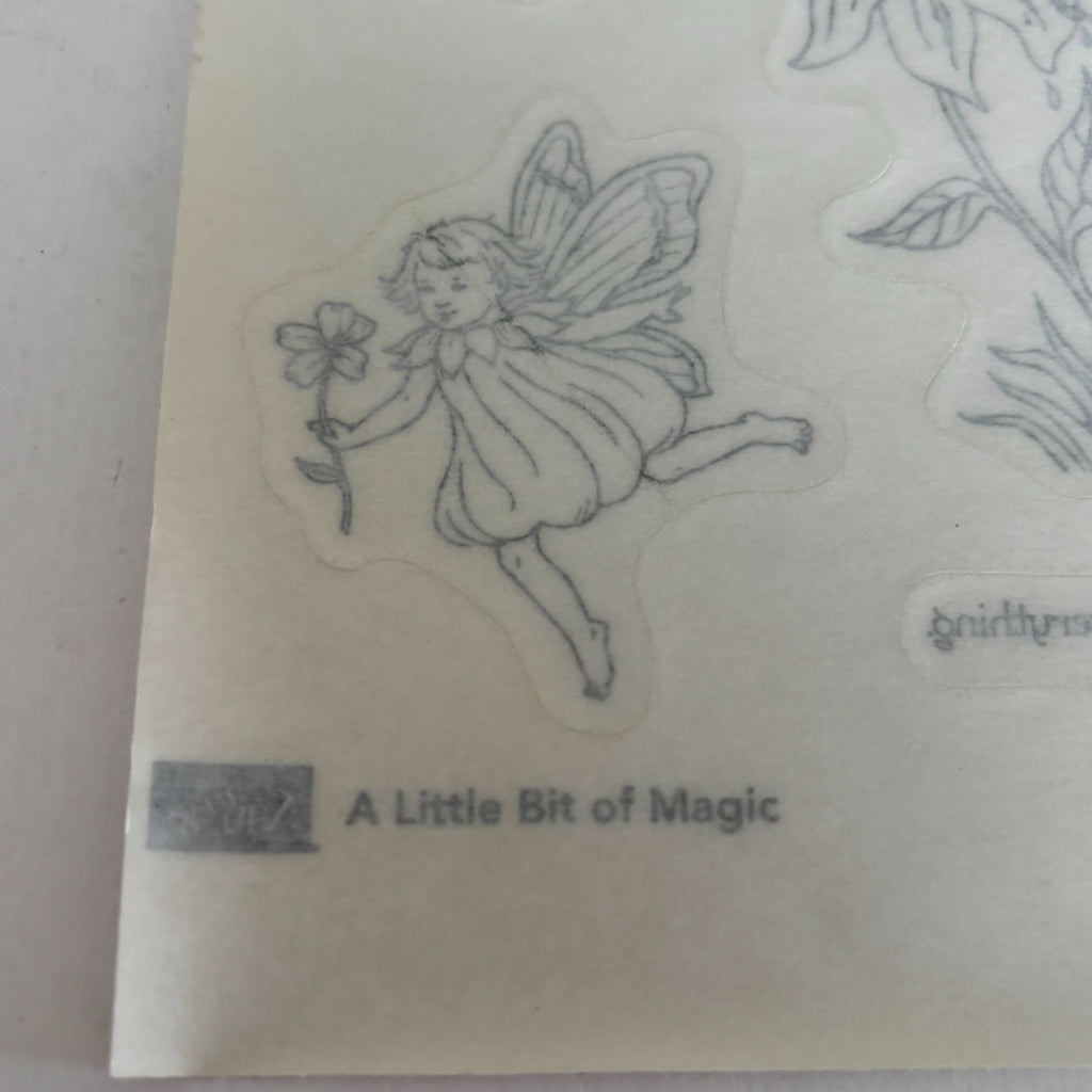 Stampin Up Rubber Stamps A Little Bit Of Magic Fairy Woodland Clear Mount Set 4