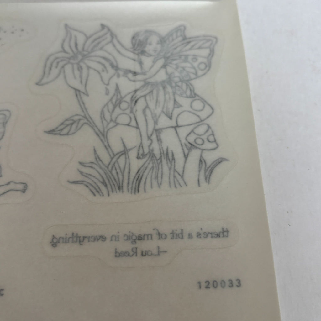 Stampin Up Rubber Stamps A Little Bit Of Magic Fairy Woodland Clear Mount Set 4