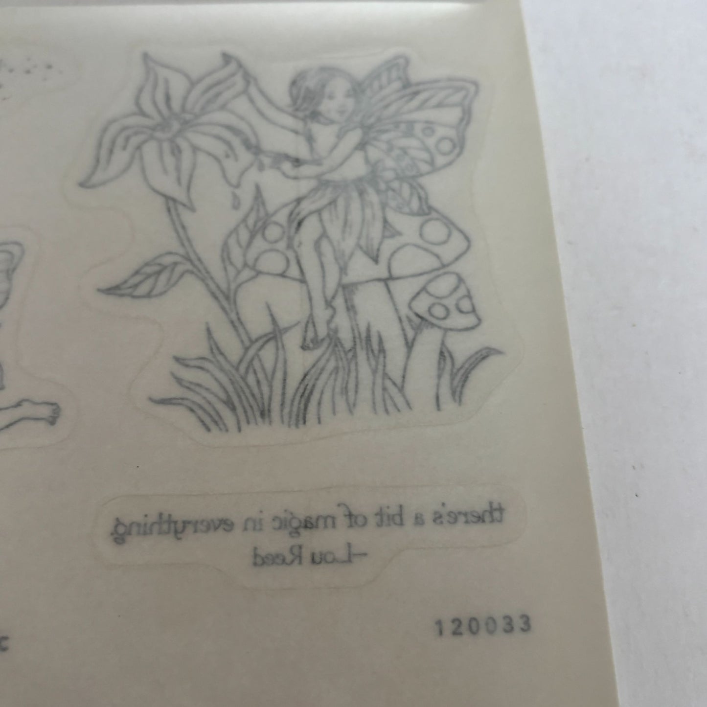 Stampin Up Rubber Stamps A Little Bit Of Magic Fairy Woodland Clear Mount Set 4